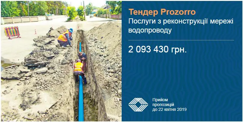 реконструкція водопроводу