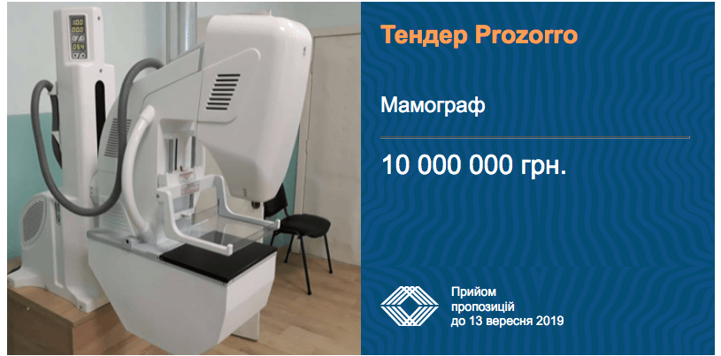 тендер мамограф