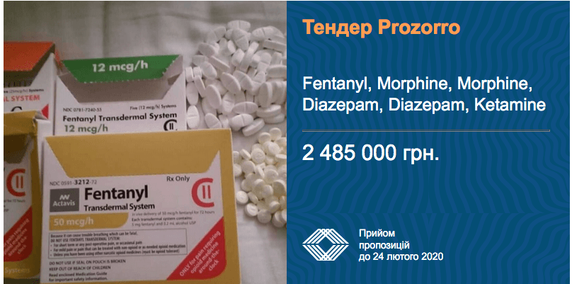 тендер фантаніл
