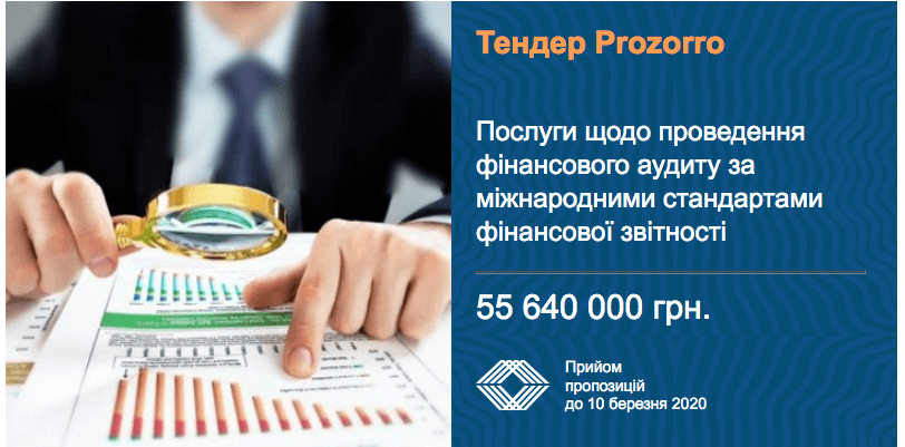 тендер фінансовий аудит